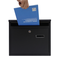 Metal de aleación de mini buzón residencial moderno con cerradura de leva y diseño navideño para buzones de apartamento o postales