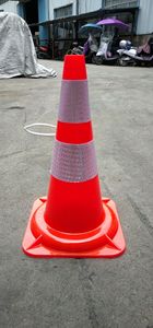 Vente directe d'usine, cône de signalisation routière en PVC pliable orange de 50 cm, vente en gros - Product Image 4
