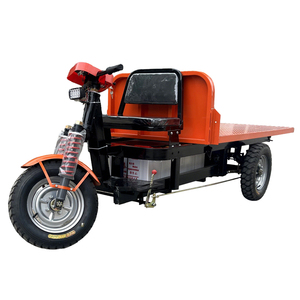 Tricycle électrique à corps ouvert avec tension 60v pour <span class=keywords><strong>remorque</strong></span> de tricycle électrique de voiture plate de mouvement de matériel de transport de cargaison de 1 tonne - Product Image 2