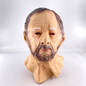 Nueva Máscara de Látex de Anciano para Fiesta, Máscara de Cabeza de Anciano, Suministros de Cosplay de Terror, Máscara de Terror para Halloween, Accesorio Divertido - Product Image 4