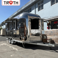 Truth Outdoor Mobile Eiswagen Burger Hot Dog Food Trucks Anhänger mit Küche 2026 Pizza Food Truck mit Gasofen