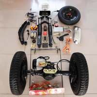 Kit de Controlador de Eje Trasero de 48V/60V 1300W para Conversión de Coche Eléctrico de 700 kg, Repuestos para Triciclo Eléctrico, Eje de Transmisión con Diferencial