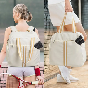 Factory OEM Pickleball Paddle Backpack for Women <b>Men</b> <b>Waterproof</b> Pocket Pickleball Tote Bag with <b>Shoe</b> Compartment - Product Image 6