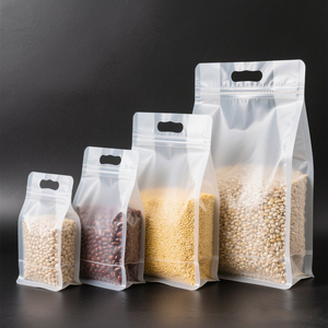 מותאם אישית הדפסה לחיות מחמד עם רוכסן מנעול לעמוד בכיס ידית ידית לחות הוכחה לחות הוכחה ברורה מזון צפור מזון קר עבור מזון לחיות מחמד - Product Image 2