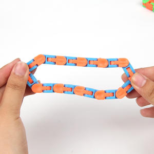 Juguetes Sensoriales <span class=keywords><strong>de</strong></span> Plástico para Autismo, Juguetes Antiestrés <span class=keywords><strong>de</strong></span> Serpiente con Clic, Fidgets Wacky Tracks, Juguetes Fidget para Niños, Regalos - Product Image 4
