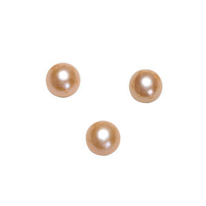 ลูกปัดน้ำจืดธรรมชาติสีส้มสดใส งานแฮนด์เมด DIY ของ Zhuji Pearl  แข็งแรง ทนทาน หลากสีสัน - Product Image 5