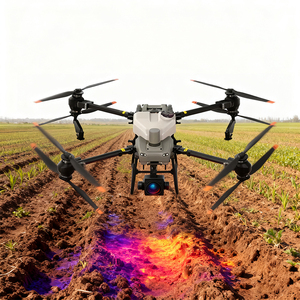 Dron inteligente de pulverización de cultivos Sistema de atomización dual y tasa de flujo de 16L/Min Aplicación uniforme de pesticidas 10L 4 ejes - Product Image 4