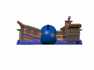 Büyük yüzme havuzu oyun ekipmanları büyük karikatür şişme su parkı slayt ve havuz ile - Product Image 4