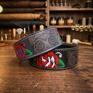 Hot Selling 100% Genuine <b>Cow</b> Leather Dog Collar Premium Quality Solid Pattern Rivet Available All Sizes Wholesale Manufacturer - Product Image 2