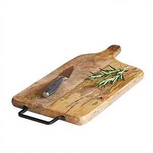 Tabla de Cortar de Madera Sostenible con Asa, Rectangular, para Cocina, Tabla de Carnicero, 1.5 cm de Grosor, Apta para Lavavajillas - Product Image 2