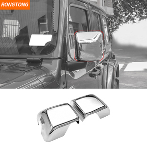 Phụ kiện ô tô chất lượng cao, ốp gương chiếu hậu bằng nhựa ABS có đèn, mạ carbon <span class=keywords><strong>chrome</strong></span> dành cho Jeep Wrangler JL 2018+ - Product Image 2