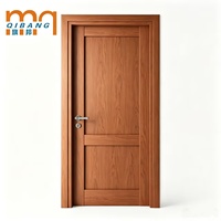 Porte intérieure moderne en bois massif à 2 panneaux, style Shaker, avec isolation acoustique et certification E1 pour salon