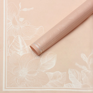 กระดาษห่อดอกไม้กันน้ำลายเยลลี่มัลเบอร์รี่สไตล์เกาหลี วัสดุสำหรับร้านดอกไม้ ทำมือ DIY สำหรับห่อของขวัญ - Product Image 5