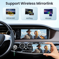 HFmidia 2026 Nouveau système Linux Écran 10,25 pouces pour Mercedes Benz Classe S W222 Lecteurs vidéo de voiture sans fil CarPlay Auto