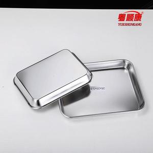 Bandeja Médica Rectangular Cuadrada de Acero Inoxidable Yue Shunkang para Clínica y Hospital, Resistente a la Desinfección con Yodo - Product Image 5