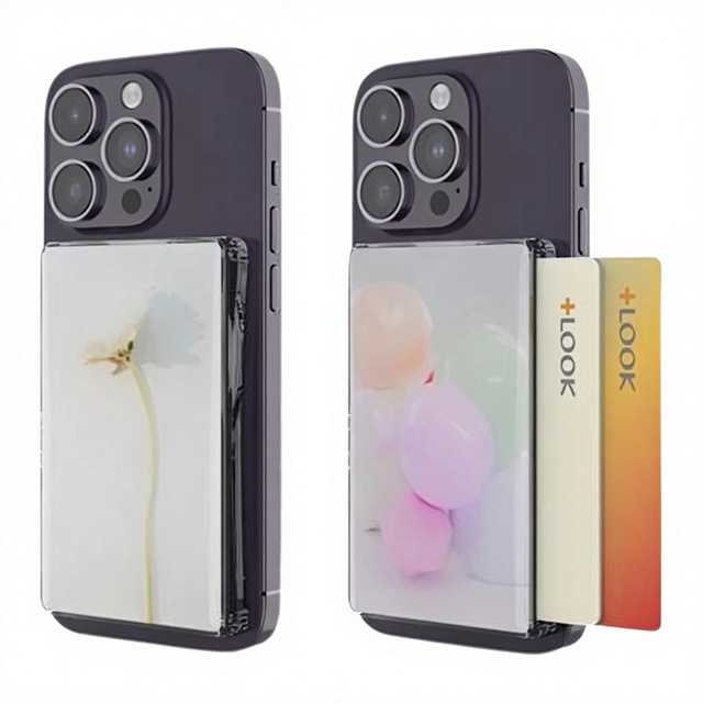 [pluslook] Mag Tab Magnetic Decoration Wallet with Strong Hold Kickstand for Simple Use Made in Korea Customizable Packaging