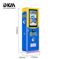 Distributeur mural DKM, distributeur de cartes d'anime, machine de cartes à collectionner TCG pour boutique de jeux