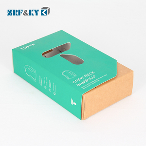 Custom White/Brown Card Paper Folding <strong>Underwear</strong>/Underpants/Socks/Ties/Apparel Green <strong>Boxes</strong> <strong>for</strong> <strong>Women</strong>/Man/Kids - Product Image 1