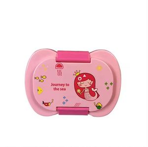 Cheap Kids <b>Lunch</b> Box w FREE TUMBLER <b>Set</b> ( 2 Compartments) School Office Baunan Bento (Blue Pink Yellow) - Product Image 6