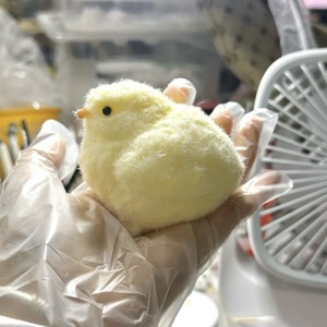 Taba Mini Squishy Stress Relieve Toy Cute Squeeze TPR Toys for Kid Hot Sale Kawai Easter Chick Fluffy Shell Fidget Mochi Chicken - Product Image 5