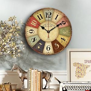 Reloj de Pared de Madera Retro con Diseño de Búho y <span class=keywords><strong>Gallo</strong></span>, Estilo Vintage Rústico, Silencioso, Sin Tictac, para Hogar, Oficina, Cocina, Cuarto de Niños, Sala de Estar, Dormitorio - Product Image 4