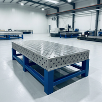 Plateforme de soudage 3D en acier robuste, table à surface trempée de haute précision pour l'aérospatiale et les projets de précision