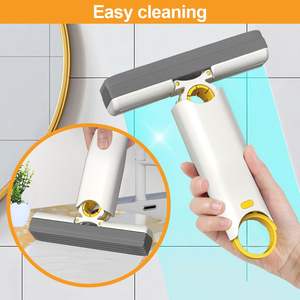 Limpiador Plegable 2 en 1, Mini Mopa y Limpiacristales, Herramienta Combinada Ligera y Compacta, Operación con una Sola Mano, Adecuado para Uso Diario - Product Image 5