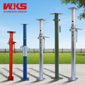 Étai en acier réglable le plus vendu pour le support de coffrage de dalles et de poutres en béton de grande résistance dans la construction - Product Image 1