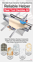 Machine à découper les carreaux Wandeli QXZ-ZD-2460, machine à découpe à l'eau de haute précision de 2460 mm pour tous types de pierres, certifiée CE, usine