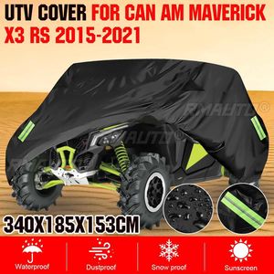 UTV ฝาครอบรถอเนกประสงค์ 210D กันน้ำกันฝุ่นป้องกันรังสียูวีสำหรับแคน แอม มาเวอริก X3 X DS X RS เทอร์โบ X3 2015-2021 - Product Image 1