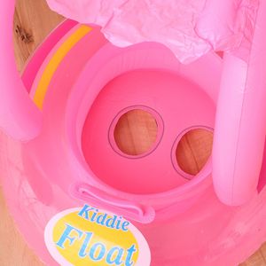 <b>Inflatable</b> Baby Swim <b>Float</b> With Sunshade And Handles For Pool Water Park Use - Product Image 4