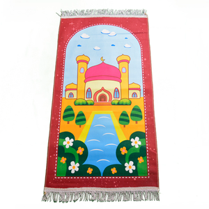 Fille garçon coloriage tapis <span class=keywords><strong>de</strong></span> prière musulman enfants enfants tapis <span class=keywords><strong>de</strong></span> prière islamique pour enfants - Product Image 4