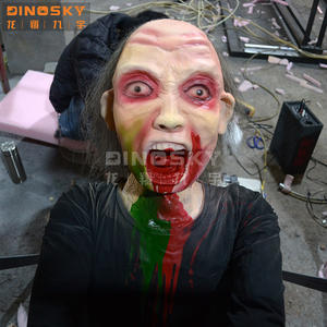 Casa embrujada apoyos un fantasma atrapado en un incendio modelo animatronic para halloween <span class=keywords><strong>escape</strong></span> habitación - Product Image 5