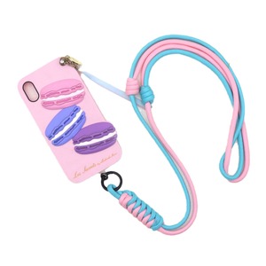 Factory Wholesale Double-Color Knotted Adjustable Polyester Mobile Phone Lanyard Hand-Woven Anti-Lost Crossbody Rope Special