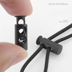 डबल-होल वसंत रस्सी के साथ थोक टिकाऊ प्लास्टिक कॉर्ड लॉक - Product Image 2