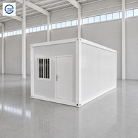 Maison préfabriquée modulaire isolée, démontable, mobile, résistante au vent et à la pluie, à assemblage rapide, en kit de 20 pieds