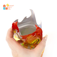 Sac en mylar personnalisé imprimé de logo pour le stockage de bonbons laminés scellables sacs en plastique écologique en mylar de 3.5g de nicotin à l'épreuve des enfants