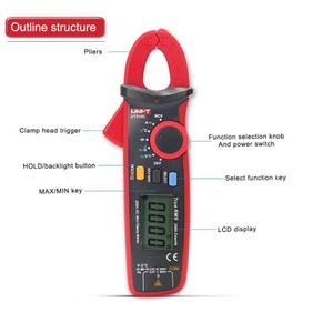 UNI-T UT210C มัลติมิเตอร์แบบดิจิตอลขนาดเล็ก วัดค่า True RMS กระแสไฟฟ้าสลับแบบคลัมป์เดี่ยว - Product Image 3