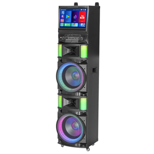Écran tactile Android Wifi 12 pouces, haut-parleur vidéo multifonctionnel pour karaoké, haut-parleur DJ avec micro sans fil - Product Image 4