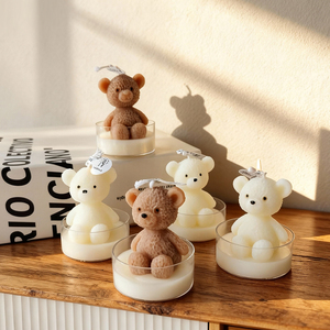 Velas Aromáticas de Cera de Soja con Forma de Oso para Baby Shower, N-183, Recuerdos para Baby Shower, Velas al por Mayor para Regalos y Decoración de Fiestas - Product Image 3