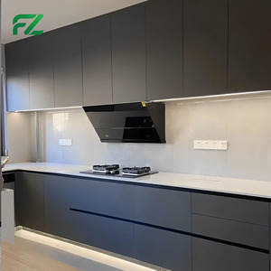 Armoires <span class=keywords><strong>de</strong></span> cuisine en aluminium écologiques, résistantes à l'eau, multifonctionnelles, <span class=keywords><strong>de</strong></span> couleur personnalisée, <span class=keywords><strong>de</strong></span> style coréen moderne - Product Image 2