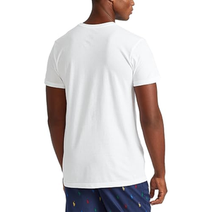 Camisetas de Manga Corta para Hombre, Transpirables, 100% Algodón, Lisas, Cuello Redondo, Paquete de 3 en Blanco, Azul Claro y Azul Marino - Product Image 5