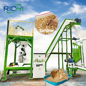 خط إنتاج فضلات القطط البنتونيت بأفضل سعر 5-7 طن/ساعة - Product Image 1