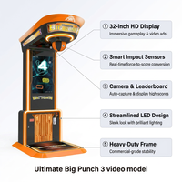 Machine d'arcade de boxe à monnayeur Neofuns Ultimate Big Punch avec écran LED de 32 pouces pour FEC