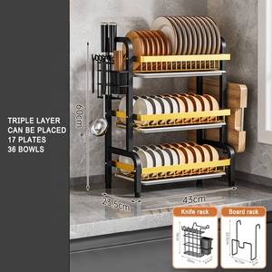 Organizadores <span class=keywords><strong>de</strong></span> cocina multifuncionales y almacenamiento <span class=keywords><strong>de</strong></span> <span class=keywords><strong>acero</strong></span> <span class=keywords><strong>inoxidable</strong></span> plato para cuchillos <span class=keywords><strong>escurridor</strong></span> <span class=keywords><strong>de</strong></span> <span class=keywords><strong>platos</strong></span> estante <span class=keywords><strong>de</strong></span> secado <span class=keywords><strong>de</strong></span> <span class=keywords><strong>platos</strong></span> <span class=keywords><strong>de</strong></span> 2 niveles - Product Image 5