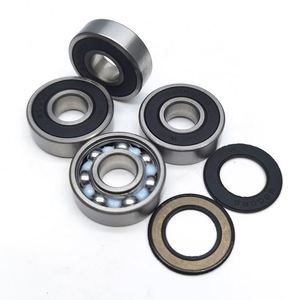 Rodamiento Rígido de Bolas de Ranura Profunda de Una Hilera 6000 2RS de Acero Cromado 10x30x10mm Métrico P0 C0 Lubricado con Grasa - Product Image 1