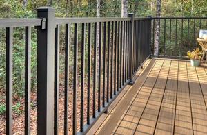 Phổ biến BH Modular thép mạ kẽm ban công và boong lan can hệ thống ngoài trời thép picket ban công lan can - Product Image 4