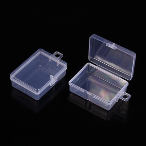 Boîte de rangement en plastique transparent 6,9x5x2,4 cm, conteneur rectangulaire en PP verrouillable pour petites pièces, bac de rangement pour piles - Product Image 5