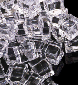 Vente en gros DD1539 Blocs de glace en plastique transparents colorés à congélation rapide, essentiels pour la création de cristaux DIY, cubes carrés réutilisables - Product Image 2