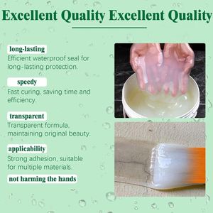 ADW ADW-1 สีกาวอะคริลิกอิมัลชั่นโปรพิลบริสุทธิ์ สำหรับภายนอกอาคาร  ความแข็งแรงสูง ทนทาน เป็นมิตรกับสิ่งแวดล้อม โปร่งใส กันน้ำ - Product Image 2